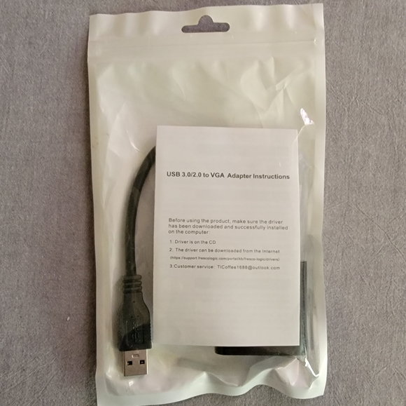 🆕️🏷 USB to VGA Adapter 🆕️🏷 - Picture 3 of 4
